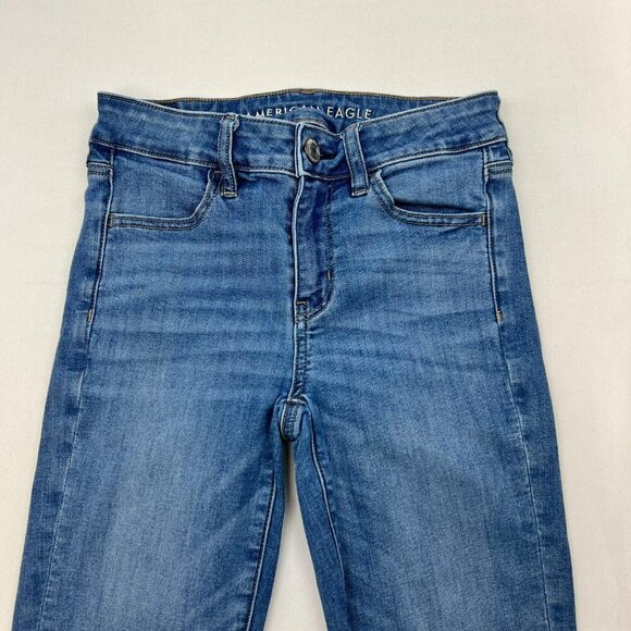American Eagle Womens Jeggings Mid Rise Size 0 Short - Picture 3 of 9